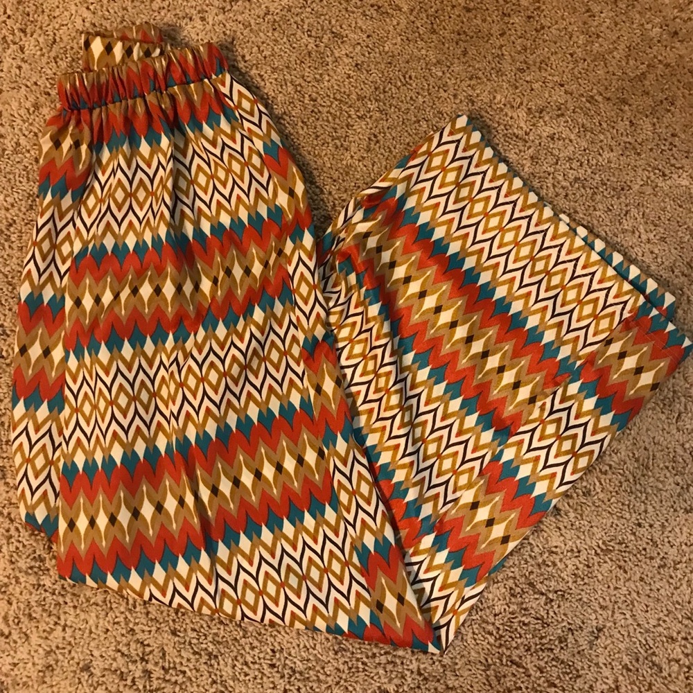 Anything bling Boutique palazzo pants.